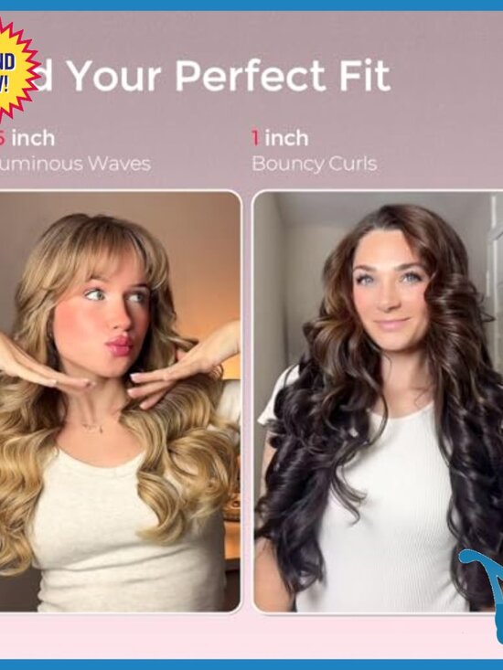 Automatic Rotating Curling Iron, 1.25 Inch Barrel, Ceramic Tourmaline, Dual main image 6